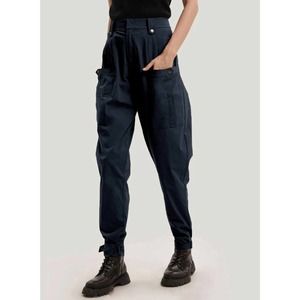 Gentle Herd Cargo Pants High Waist Taper Ankle Size M